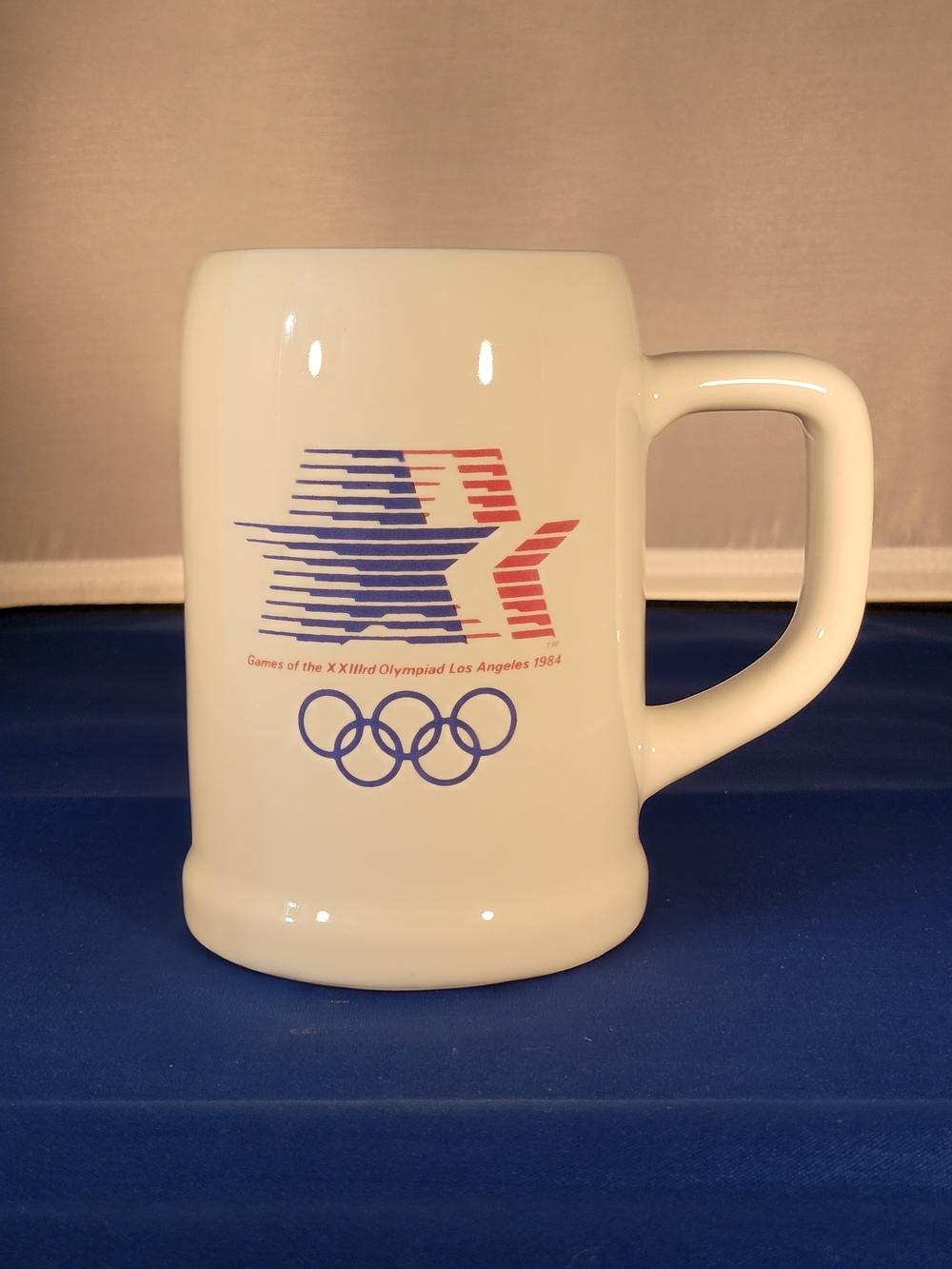White Ceramic Olympic Logo Mug - Unbranded